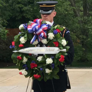 Soldier with BMS wreath